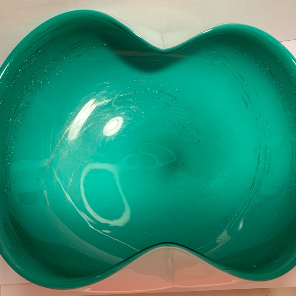 Murano Venetian Hand Blown Art Glass Ashtray/Dish Designed by Alfredo Barbini